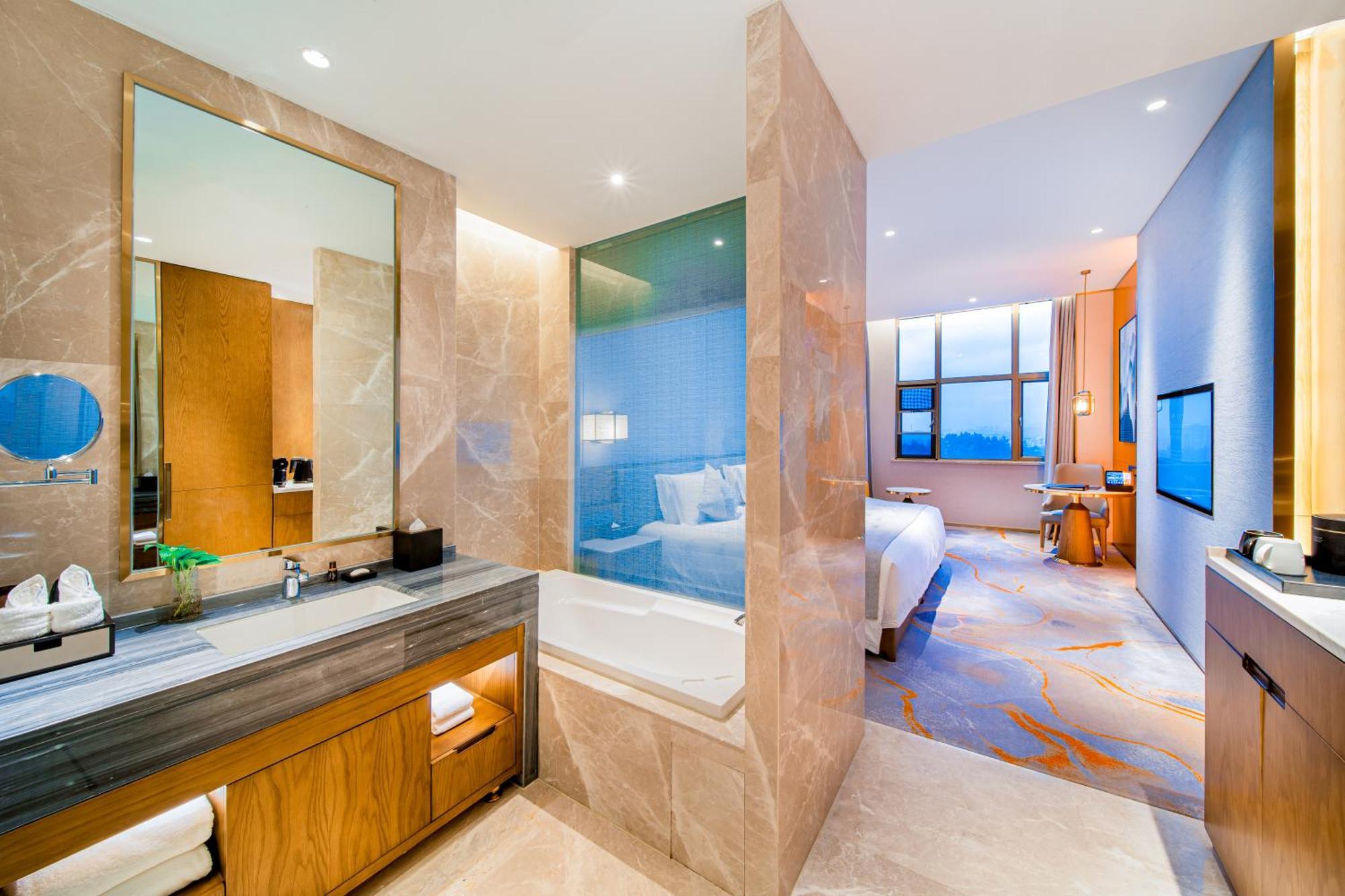 Wyndham Shiyan Downtown Hotel Ngoại thất bức ảnh